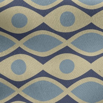 A Little Wave Jersey Backed Fleece