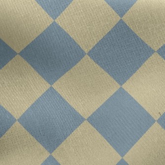 Checkerboard Jersey Backed Fleece