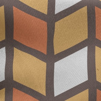 Mosaic Waves Jersey Backed Fleece