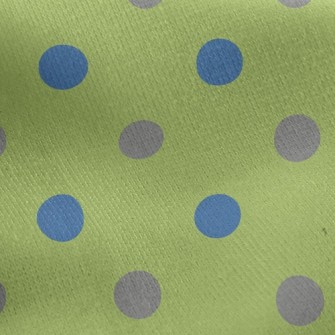 Mini Two-Color Dots Jersey Backed Fleece