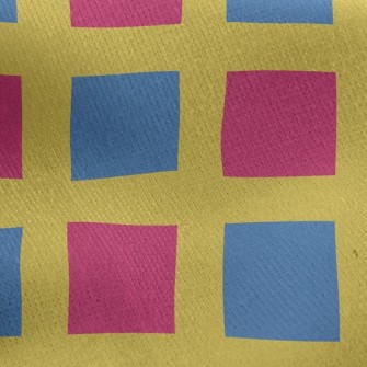 Two-Color Square Jersey Backed Fleece