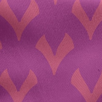 Geometric Heart Jersey Backed Fleece