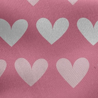 Sweet Double Color Love Jersey Backed Fleece