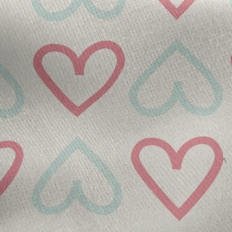 Upside Down Love Jersey Backed Fleece
