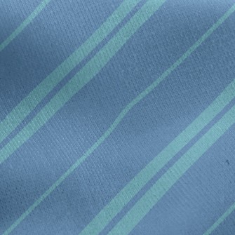 Temperament Diagonal Stripes Jersey Backed Fleece
