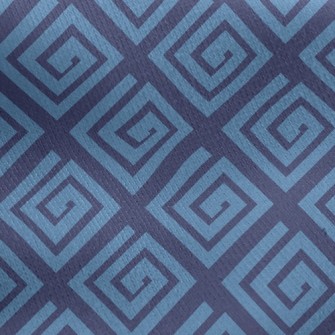 Maze Surround Grid Jersey Backed Fleece