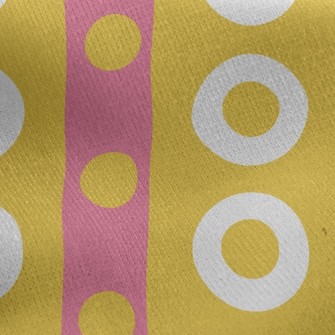 Dots And Lines Of Different Si Jersey Backed Fleece