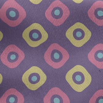 Two-Color Square With Dots Jersey Backed Fleece