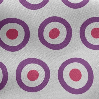 Empty Dot Circle Jersey Backed Fleece