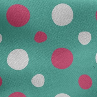 Deformed Dots Jersey Backed Fleece
