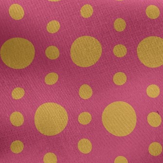 Arrangement Of Dots Jersey Backed Fleece