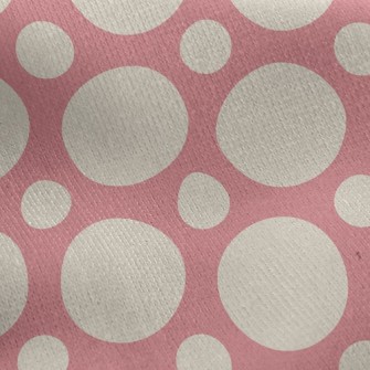 Big And Small Dots Jersey Backed Fleece