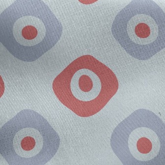 Square Wrapped Dots Jersey Backed Fleece