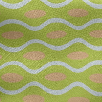 Elliptical Wave Jersey Backed Fleece