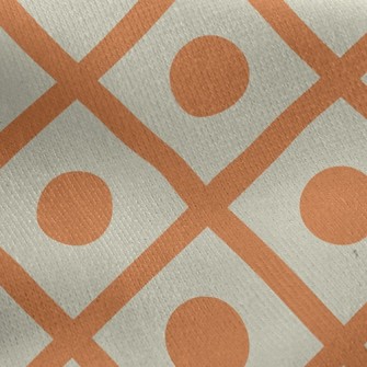 Round Dots Squares Jersey Backed Fleece