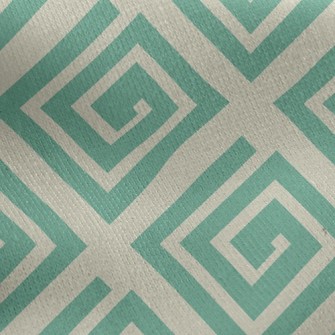 Maze Rotating Rhombus Jersey Backed Fleece