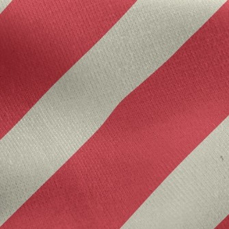 Diagonal Stripes Jersey Backed Fleece