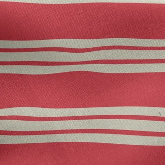 Horizontal Stripes Of Differen Jersey Backed Fleece