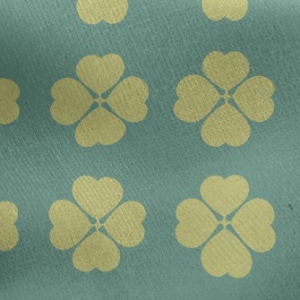 Sunshine Clover Jersey Backed Fleece