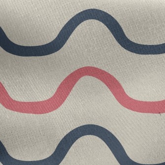 Two-Color Wave Jersey Backed Fleece