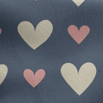 Love Big And Small Jersey Backed Fleece