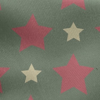 Fashion Two-Color Star Jersey Backed Fleece