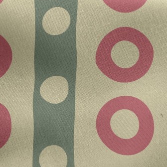 Christmas Wind Size Circle Jersey Backed Fleece