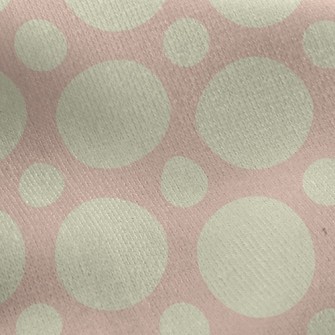 Cute Polka Dots Jersey Backed Fleece
