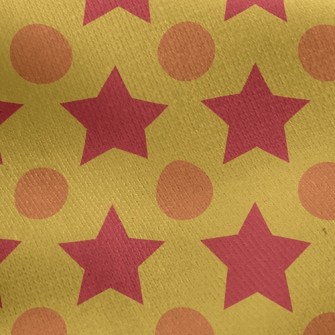 Stars Dots Jersey Backed Fleece