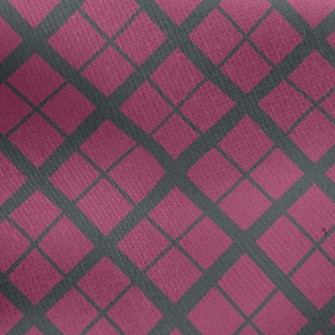 Mesh Staggered Rhombus Jersey Backed Fleece