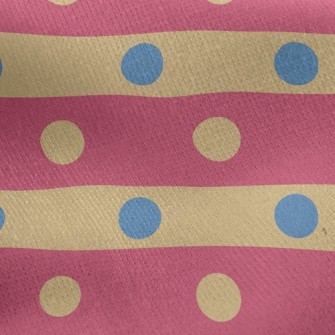 Dotted Lines Jersey Backed Fleece