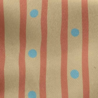 Dotted Lines Jersey Backed Fleece