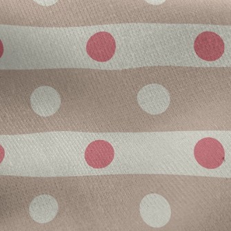 Dotted Lines Jersey Backed Fleece