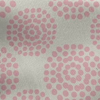 Dot Combination Flowers Jersey Backed Fleece