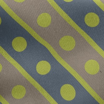 Dotted Lines Jersey Backed Fleece