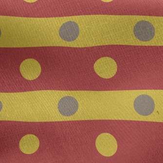 Dotted Lines Jersey Backed Fleece