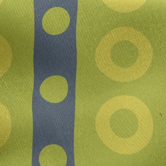Big And Small Dot Lines Jersey Backed Fleece