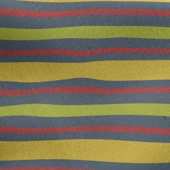 Color Stripes Jersey Backed Fleece