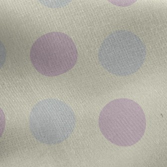 Soft Two-Color Dots Jersey Backed Fleece