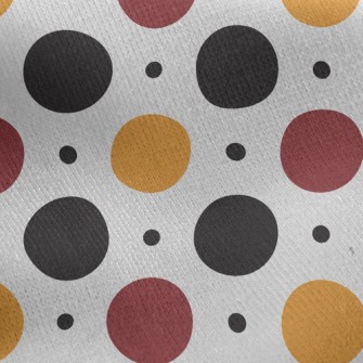 Polka Dots Jersey Backed Fleece