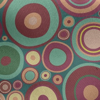 Overlapping Dots Jersey Backed Fleece