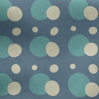 Overlapping Dots Jersey Backed Fleece