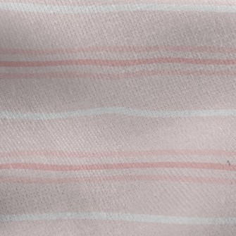 Elegant Style Horizontal Strip Jersey Backed Fleece