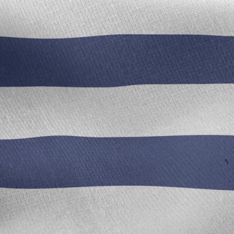 Classic Horizontal Stripes Jersey Backed Fleece