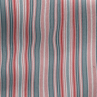Classic Straight Stripes Jersey Backed Fleece