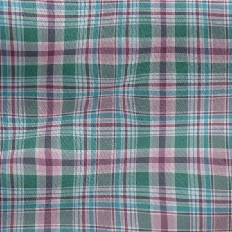 Contrasting Classic Check Jersey Backed Fleece