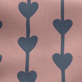 Love String Curtain Jersey Backed Fleece