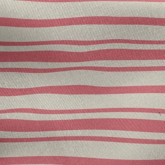 Thick And Thin Stripes Jersey Backed Fleece