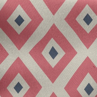 Layers Of Rhombus Jersey Backed Fleece