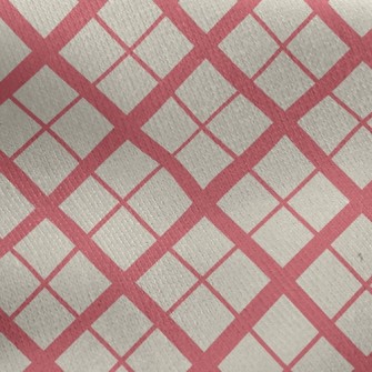 Mesh Rhombus Jersey Backed Fleece